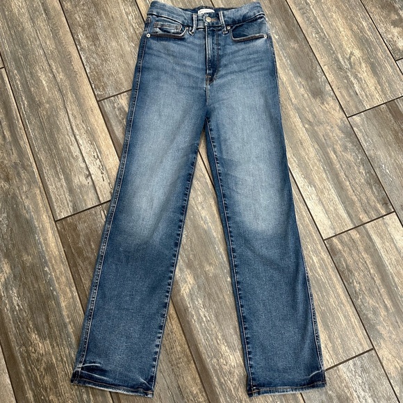 Good American Always Fit Good Curve Straight Jeans-Never Been Worn - Picture 3 of 6